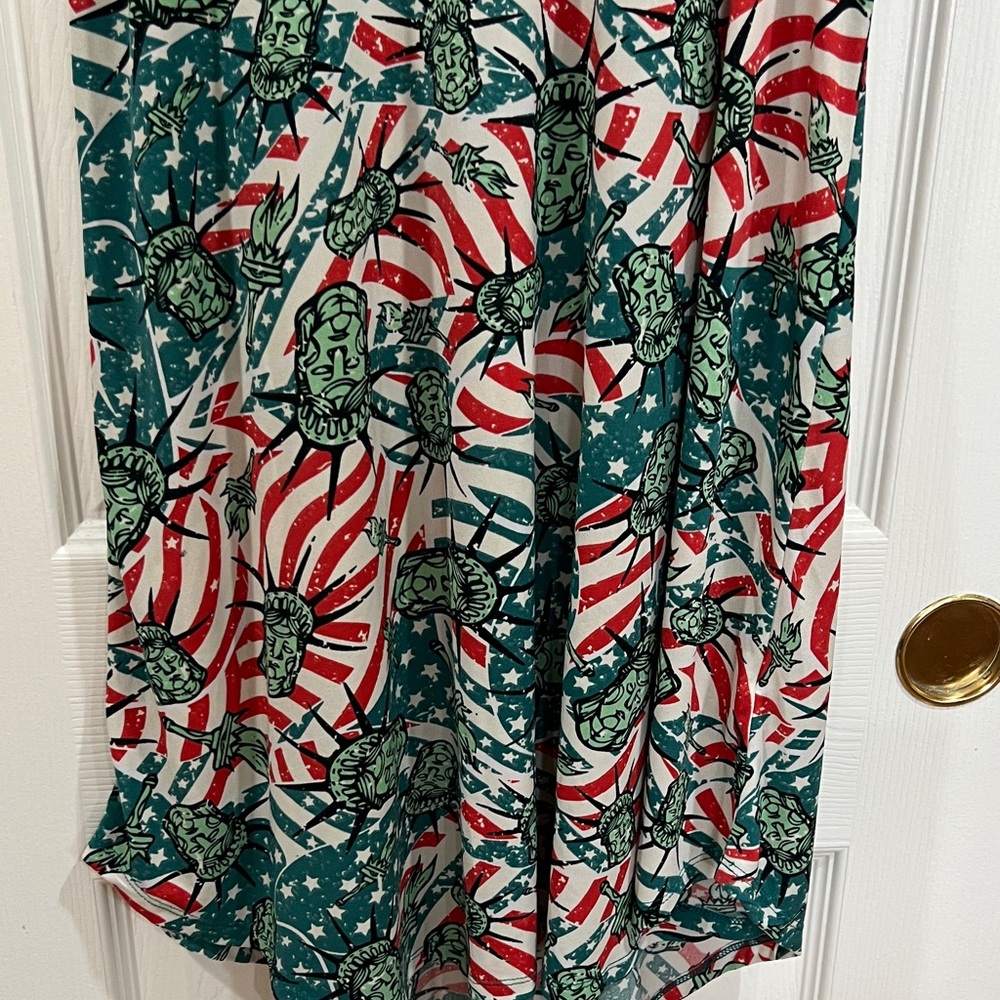LulaRoe Statue of Liberty Dress size 12 - Picture 2 of 8